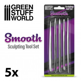 5x Modellierwerkzeug Set - SMOOTH