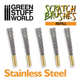Recambio Set Cepillos Scratch – Acero inoxidable