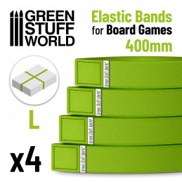 Gomas elásticas para juegos de mesa 400mm - Pack x4