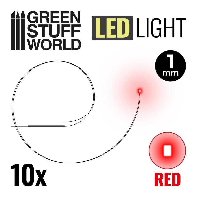 Lumières LED Rouge - 1mm Lumières LED Rouge - 1mm