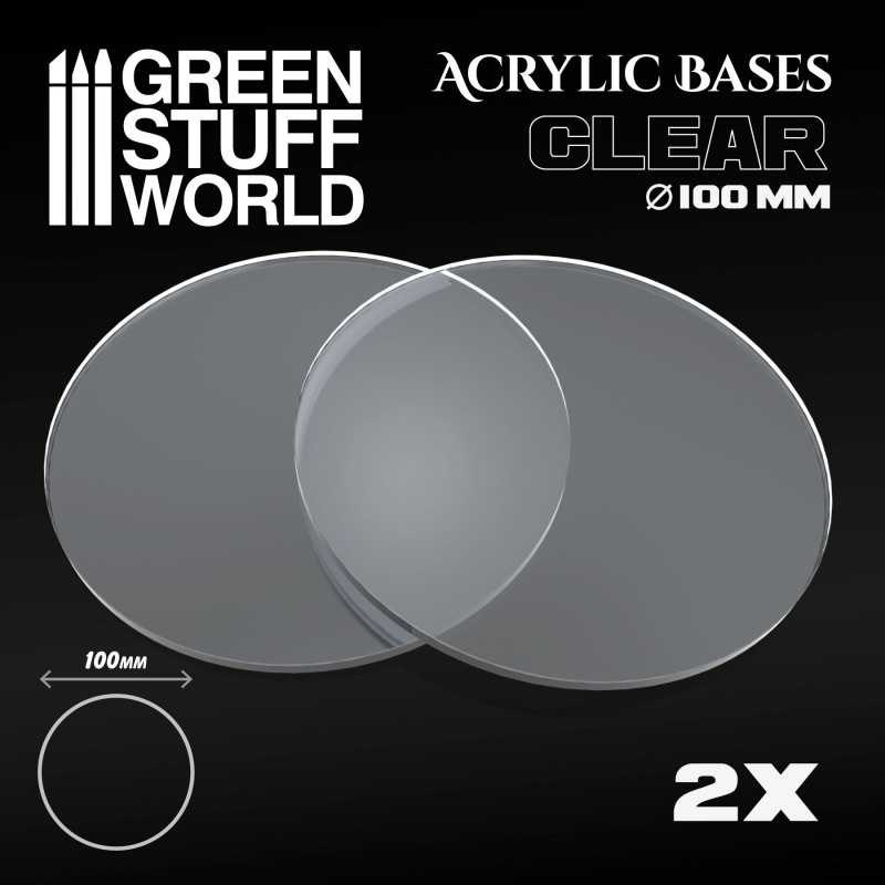 Socles Acryliques ROND 100 mm Transparent Socles Acryliques ROND 100 mm Transparent