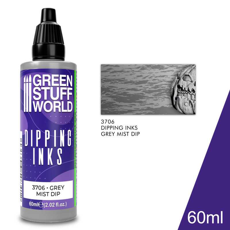 Peintures Dipping inks 60 ml - Grey Mist Dip Peintures Dipping inks 60 ml - Grey Mist Dip