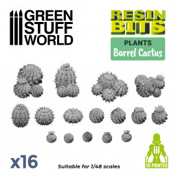 Set impreso en 3D - Cactus barril