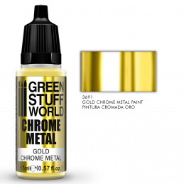 Pintura Cromada - ORO 17ml