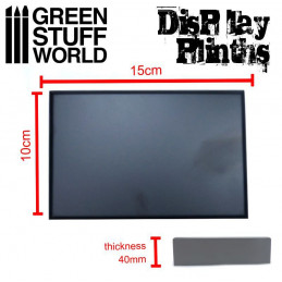 Socle Rectangulaire Simple 15x10 cm