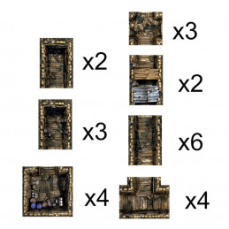 2D-Gelände Satz - 22 Stücke