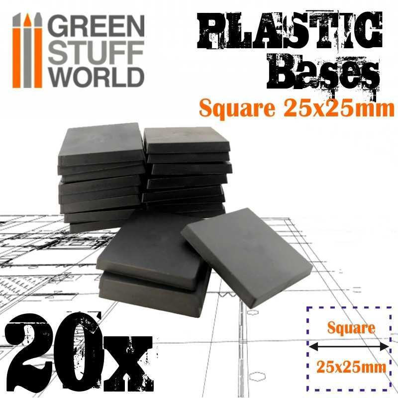 Plastic Square Bases 25x25 mm Plastic Square Bases 25x25 mm