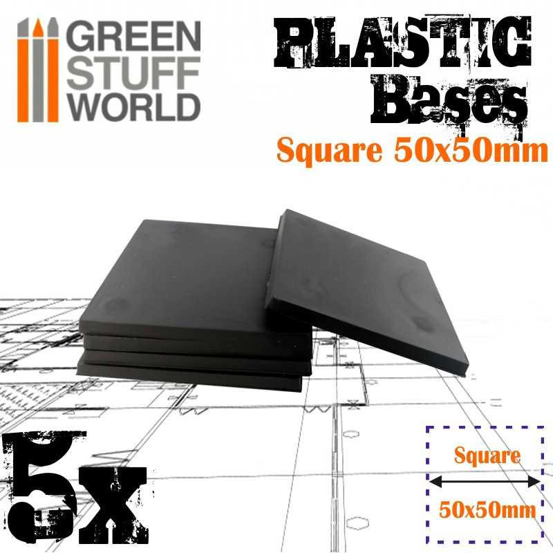 Plastic Square Bases 50x50 mm Plastic Square Bases 50x50 mm