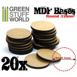 Peanas DM - Redondas 32mm