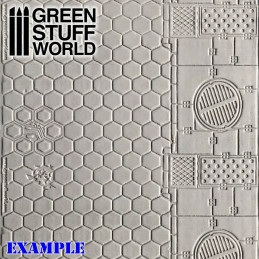 Rodillo Texturizado Hexagonos