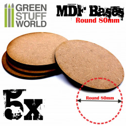 Peanas DM - Redondas 80 mm