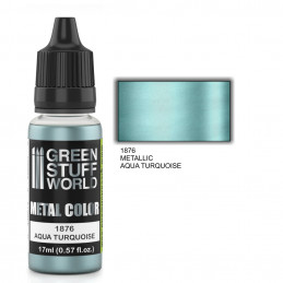 Metallische Farbe AQUA TURQUOISE