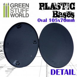 Plastic Bases - Oval Pill 105x70mm AOS