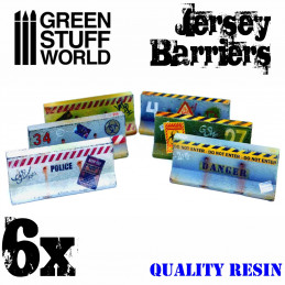 6x Barreras Hormigon