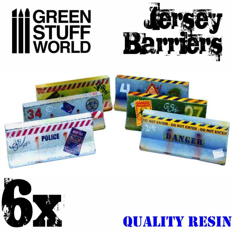 6x Barreras Hormigon