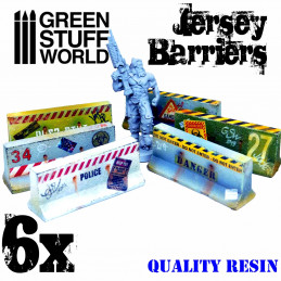 6x Barreras Hormigon