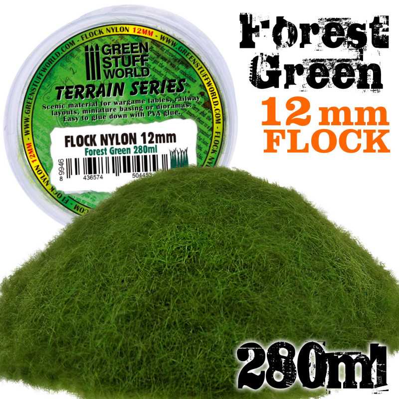 Herbe Statique 12mm - Vert Forêt - 180ml Herbe Statique 12mm - Vert Forêt - 180ml