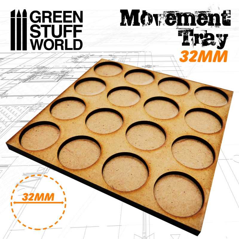 MDF Regimentsbases 16 x 25mm