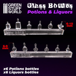 Botellas de Vino y Cerveza de resina