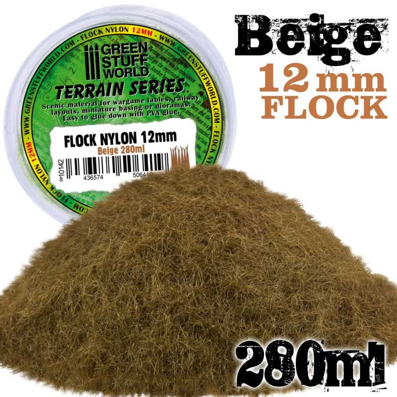 Static Grass Flock 12mm - Forest Green - 280 ml