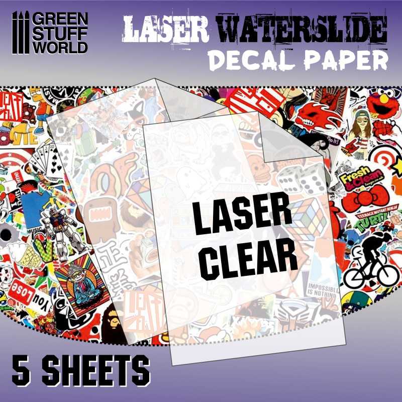 Waterslide Decals - Inkjet Transparent