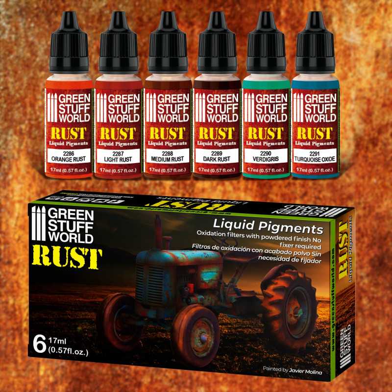 Set Pigments Liquides - Rouille Set Pigments Liquides - Rouille