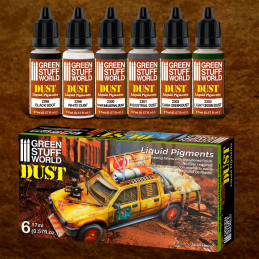 Set Pigmentos Liquidos - polvo