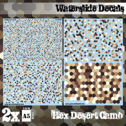 Waterslide Decals - Classic Desert Camo