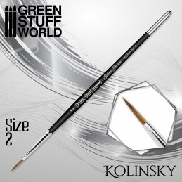 SILVER SERIES Kolinsky Brush - Size 1