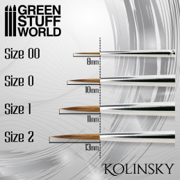 SILVER SERIES Pinceau Kolinsky - 1 SILVER SERIES Pinceau Kolinsky - 1