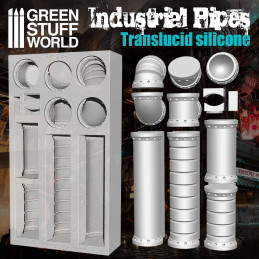 Moldes de Silicona Circuito de Tuberías