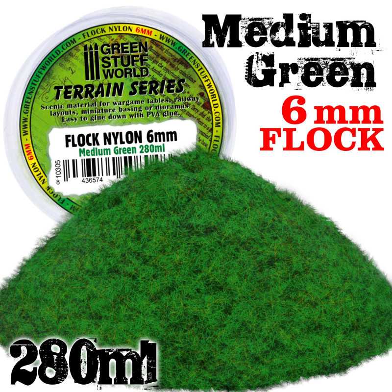 Herbe Statique 6 mm - Vert Moyen - 280ml Herbe Statique 6 mm - Vert Moyen - 280ml