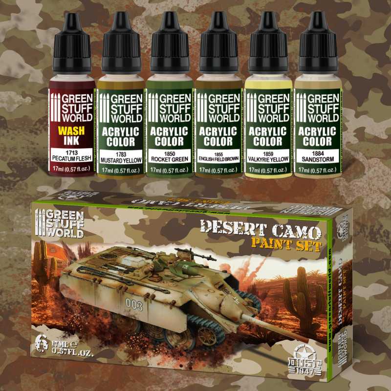 Paint Set - Desert Camo