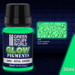 Pigmentos Luminiscentes - VERDE del ALMA