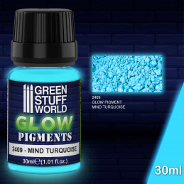 Pigmentos Luminiscentes - TURQUESA de la MENTE