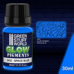 Pigmentos Luminiscentes - AZUL del ESPACIO