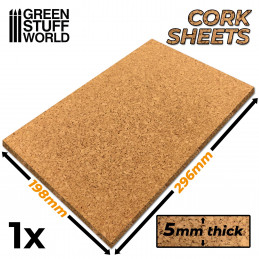 Planchas de Corcho 5mm