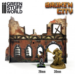 Ville en Ruine - Ensemble de Terrain