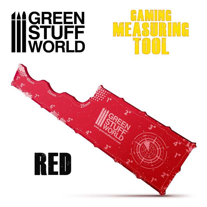 Gaming Measuring Tool - Red 8 inches Gaming Measuring Tool - Red 8 inches