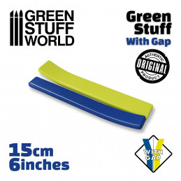Masilla verde en Rollo 15 cm CON HUECO