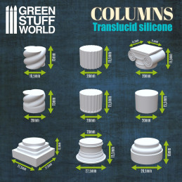 Moldes de Silicona Columnas