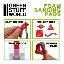 Foam Sanding Pads 600 grit