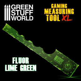 Medidor Gaming - Verde Lima Fluor 12 pulgadas
