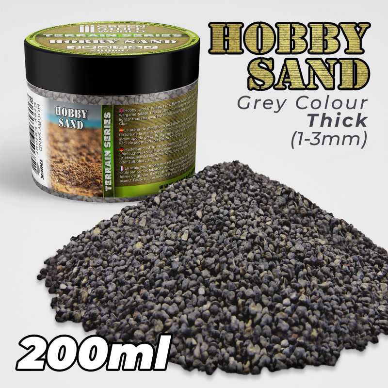 Sable de modélisation grossier 200ml - Gris foncé Sable de modélisation grossier 200ml - Gris foncé