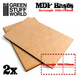 Peanas DM - Rectangular 100x150mm (pack x2)
