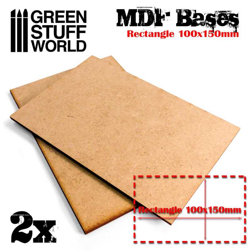 Socles DM - Rectangulaires 100x150mm (x2) Socles DM - Rectangulaires 100x150mm (x2)