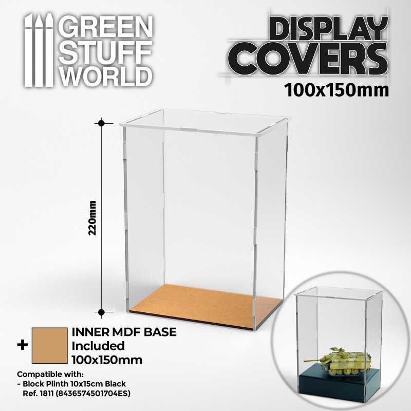 Vitrine ouverte 100x150mm (22cm de haut) Vitrine ouverte 100x150mm (22cm de haut)