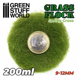 Static Grass Flock 9-12mm - SPRING GRASS - 200 ml Static Grass Flock 9-12mm - SPRING GRASS - 200 ml