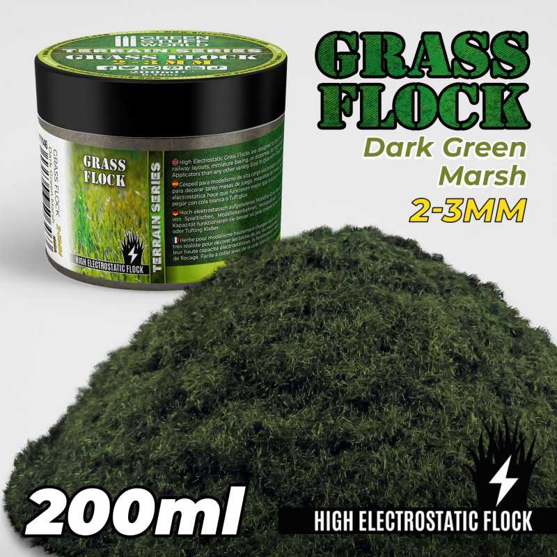 Herbe Statique 2-3mm- DARK GREEN MARSH - 200ml Herbe Statique 2-3mm- DARK GREEN MARSH - 200ml