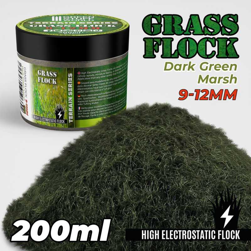 Herbe Statique 9-12mm- DARK GREEN MARSH - 200ml Herbe Statique 9-12mm- DARK GREEN MARSH - 200ml
